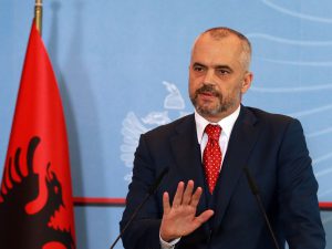 Prime Minister Edi Rama of the governing Socialists said he was happy with the verdict. (Photo: Kryeministria.al/Handout)
