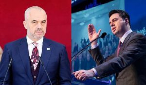 While the governing Socialists of Prime Minister Edi Rama celebrated their victory, the opposition Democrats’ of Lulzim Basha have launched an international effort to prove the local polls were conducted improperly. (Photos: SP/DP campaigns)