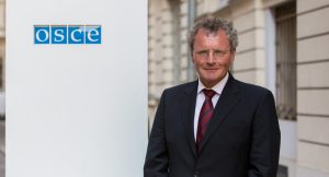 The Head of the OSCE Presence to Albania, Ambassador Bernd Borchardt. (Photo: OSCE) 