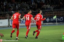 Skenderbeu back in the Superliga title race after injury time victory