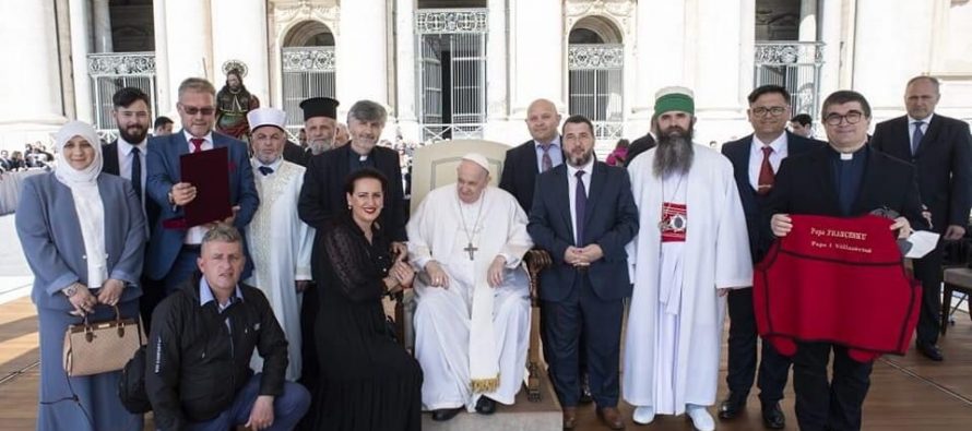 Albania’s Interreligious Cooperation Center meets Pope Francis