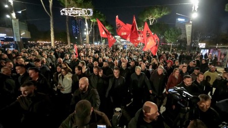 Albania Opposition Protest Turns Violent